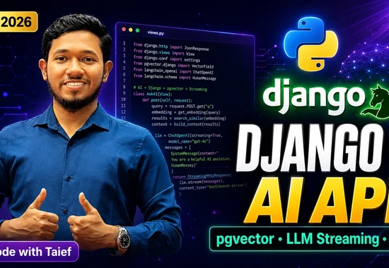 Building AI-Powered REST APIs with Django & Python in 2026 — The Complete Production Guide