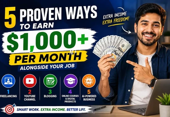 5 Proven Ways to Earn an Extra $1,000 Per Month Alongside Your Job