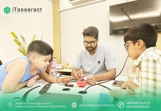 iTesseract Brings Robotics and AI Education to Bangladeshi Kids Starting from Age Six