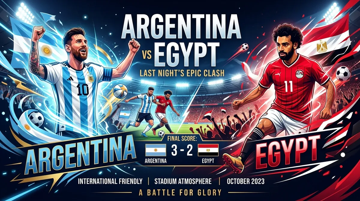 Argentina vs Egypt: A FIFA World Cup Thriller That Had Everything Football Fans Love