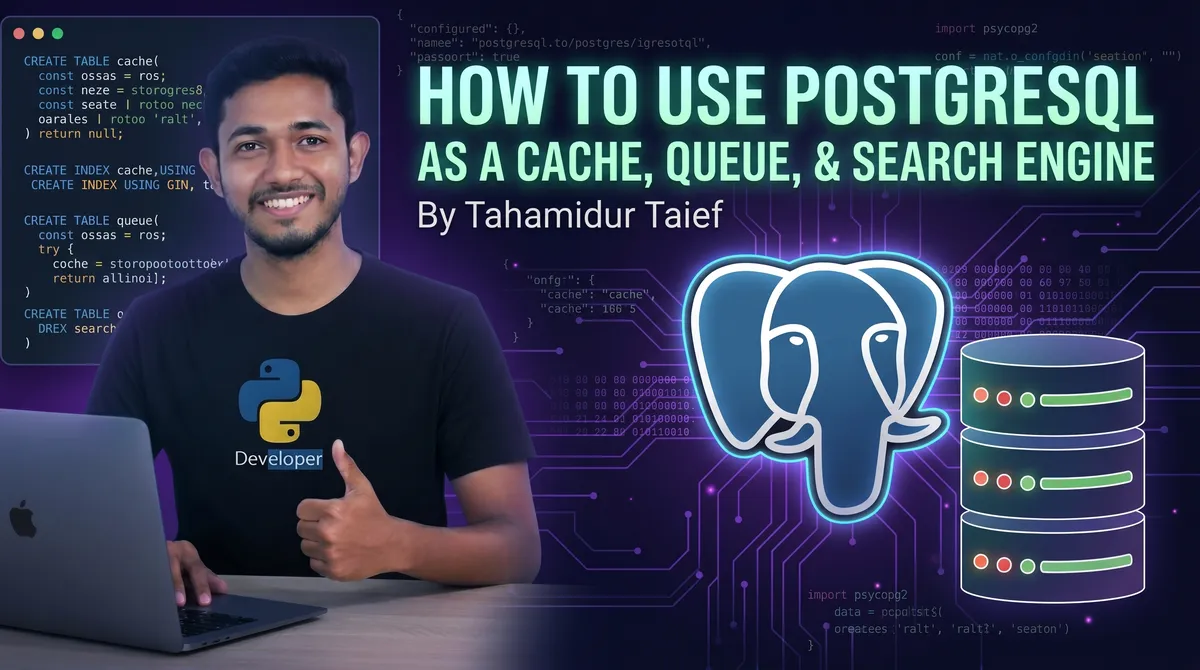 How to Use PostgreSQL as a Cache, Queue, and Search Engine