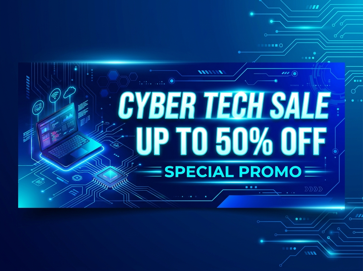 Cyber Tech Sale Banner